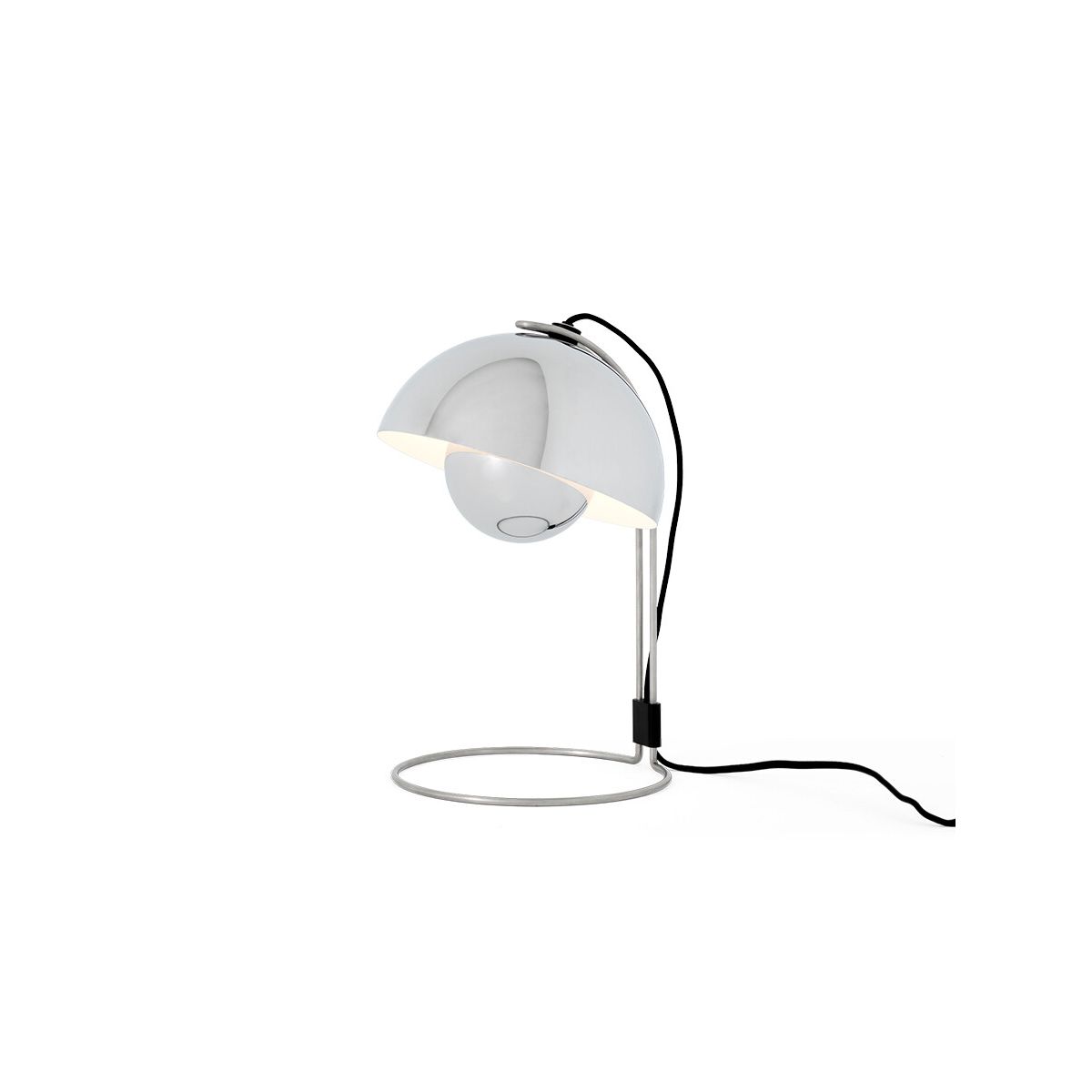 Flowerpot VP4 bordlampe af Verner Panton (Chrome-Plated)