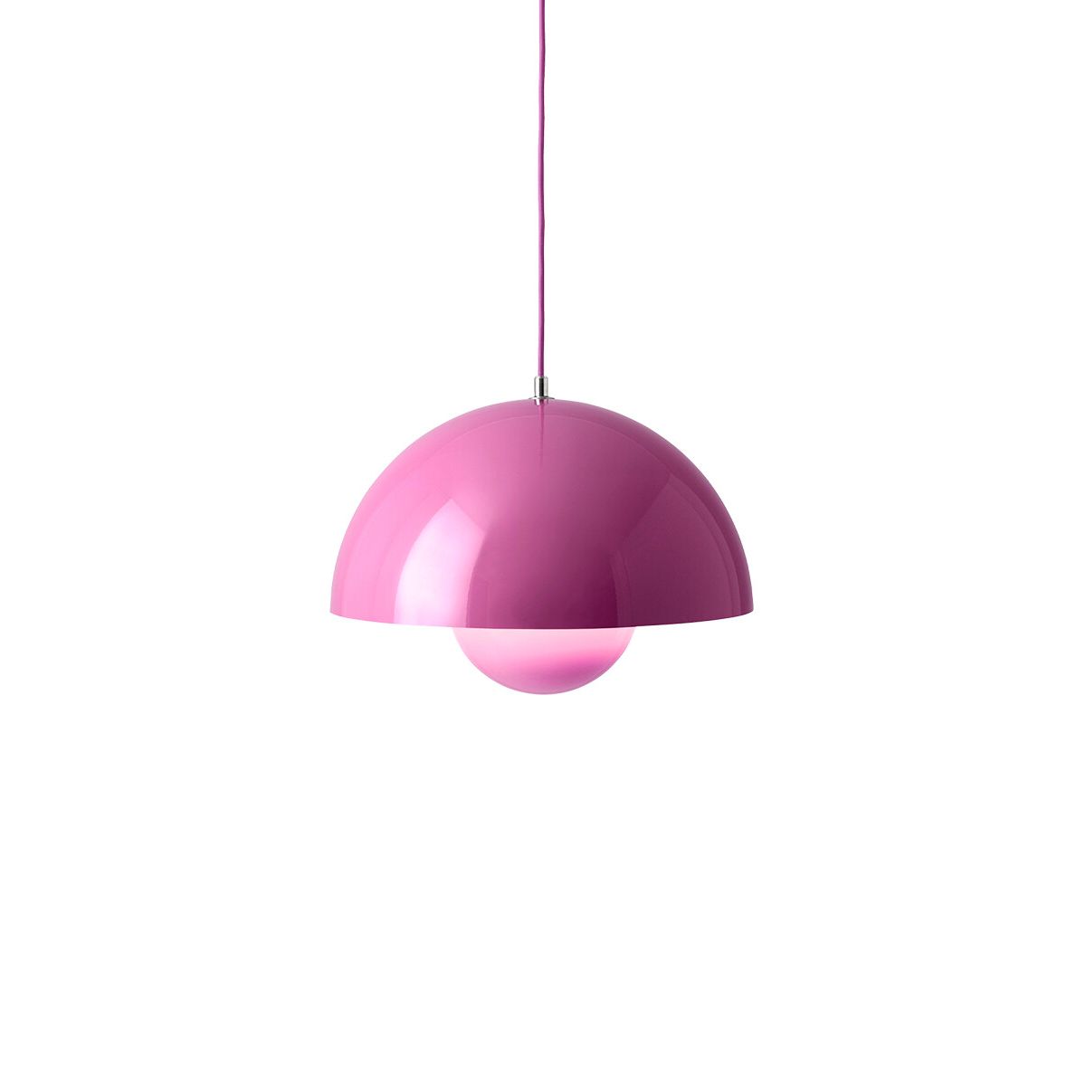 Flowerpot VP7 pendel af Verner Panton (Tangy Pink)