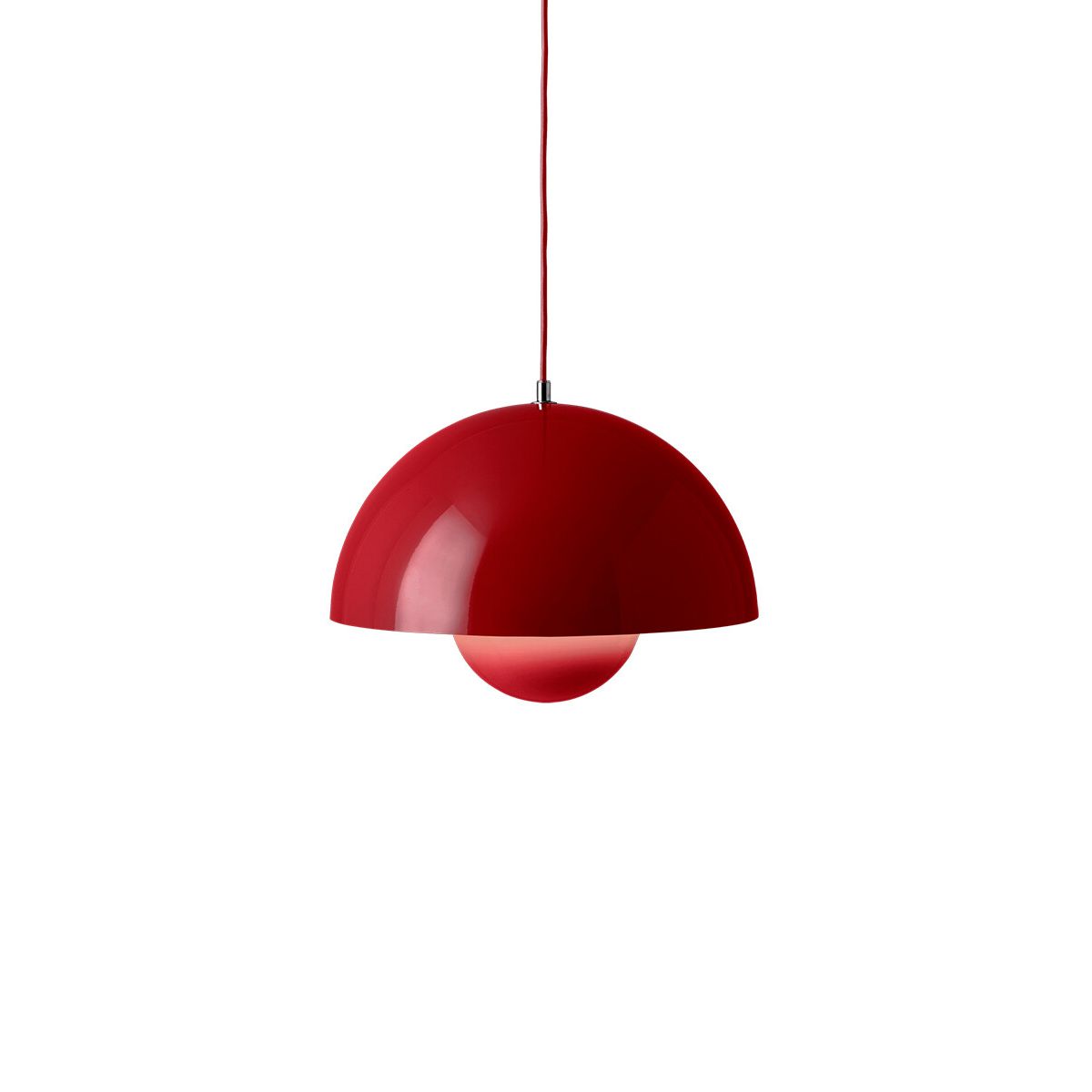 Flowerpot VP7 pendel af Verner Panton (Vermilion Red)