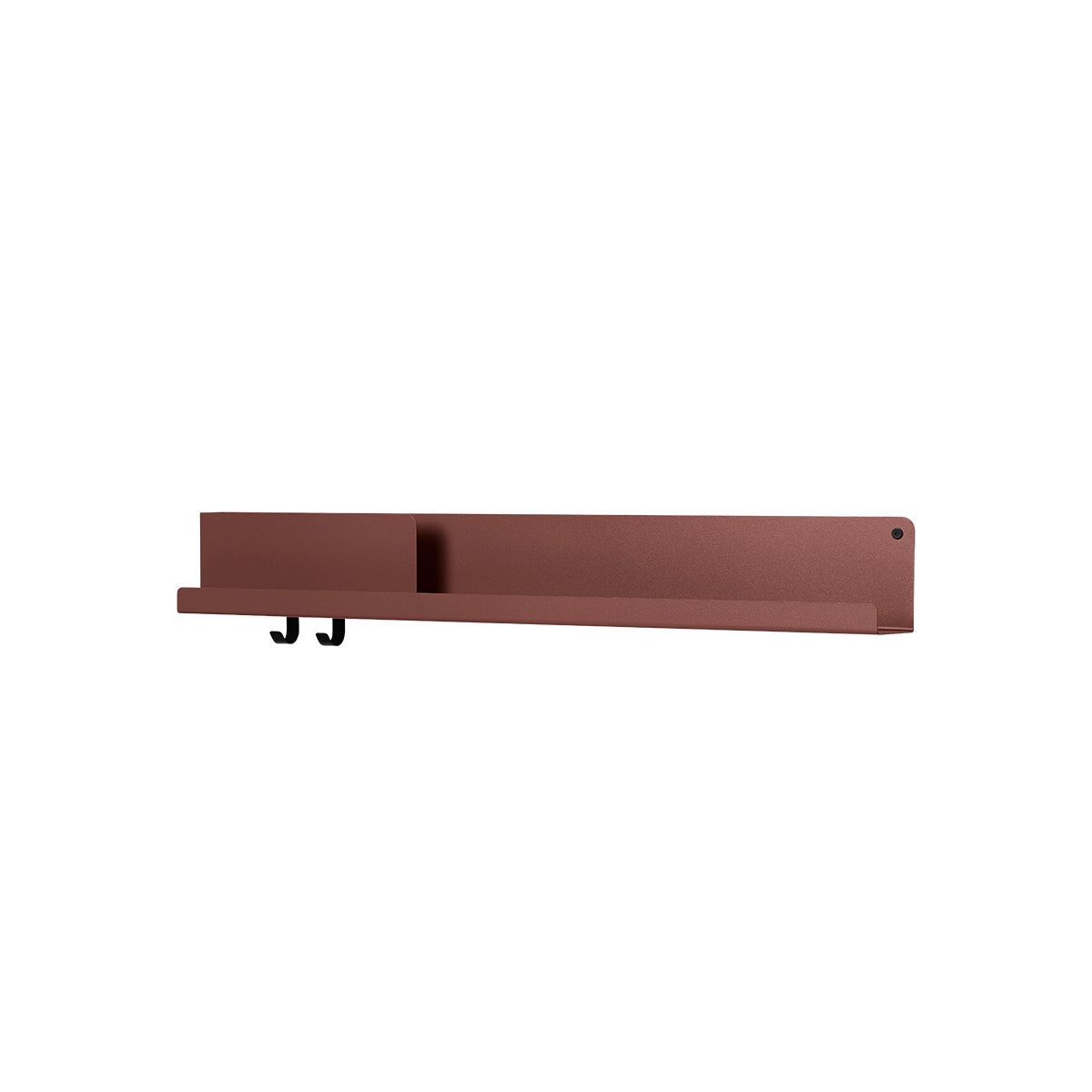 Folded Shelves, 96 x 13 cm fra Muuto (Deep red)