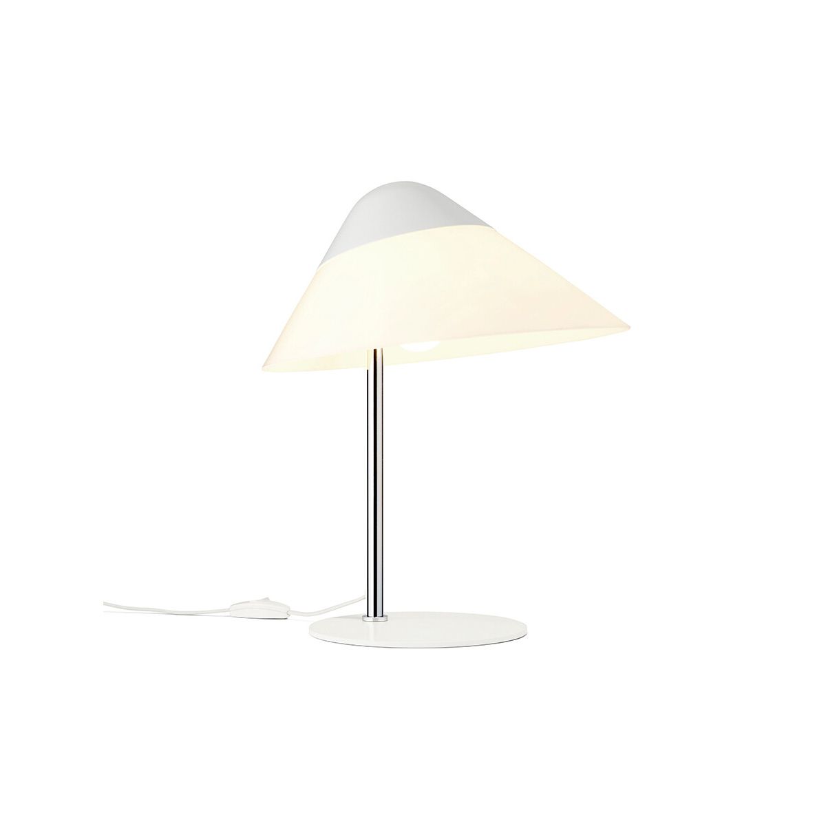 HJW01 Opala Bordlampe af Hans J. Wegner (Hvid)