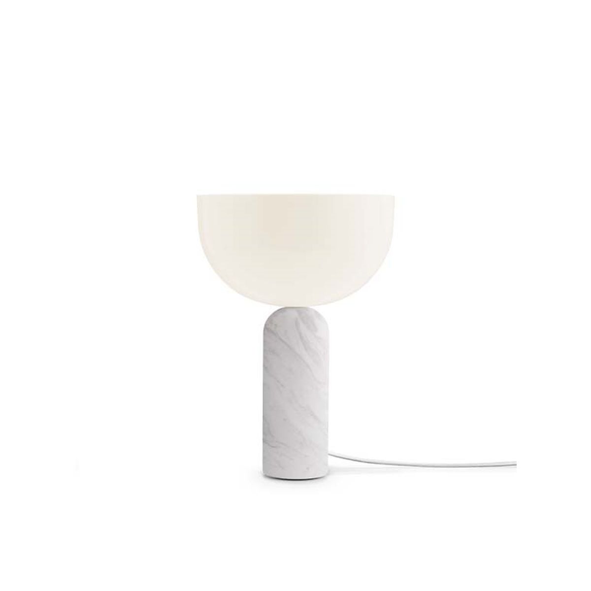 Kizu Bordlampe Small, White Marble fra New Works