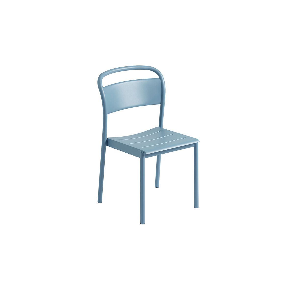 Linear Steel Side Chair fra Muuto (Pale blue)