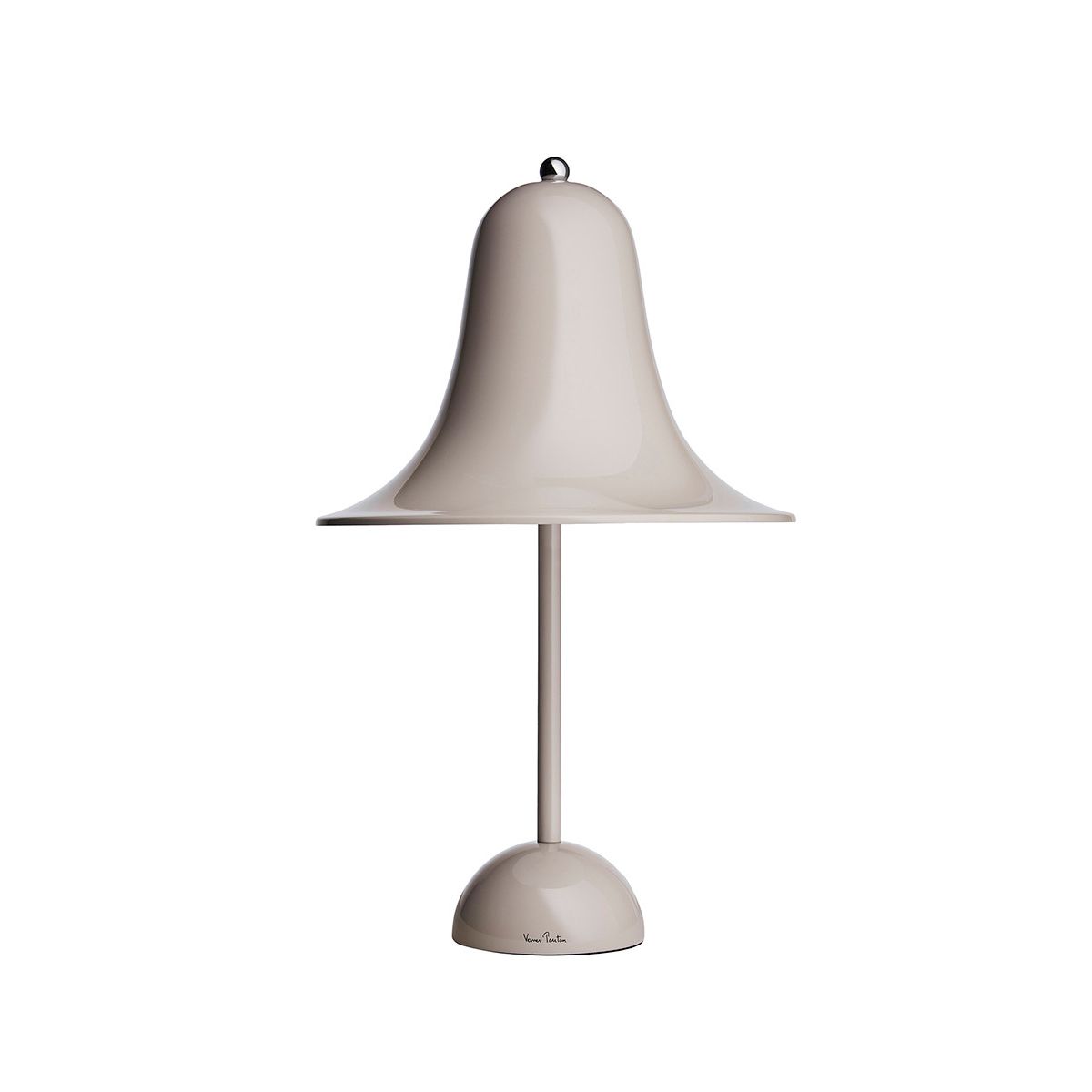 Pantop Bordlampe af Verner Panton (Grey sand)