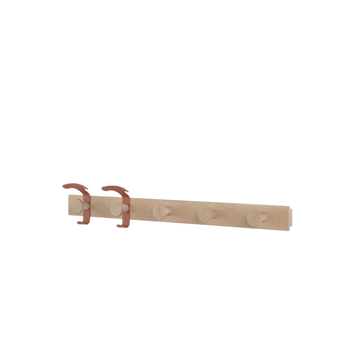 Avail Coat Rack fra Muuto (Oak / Copper brown)