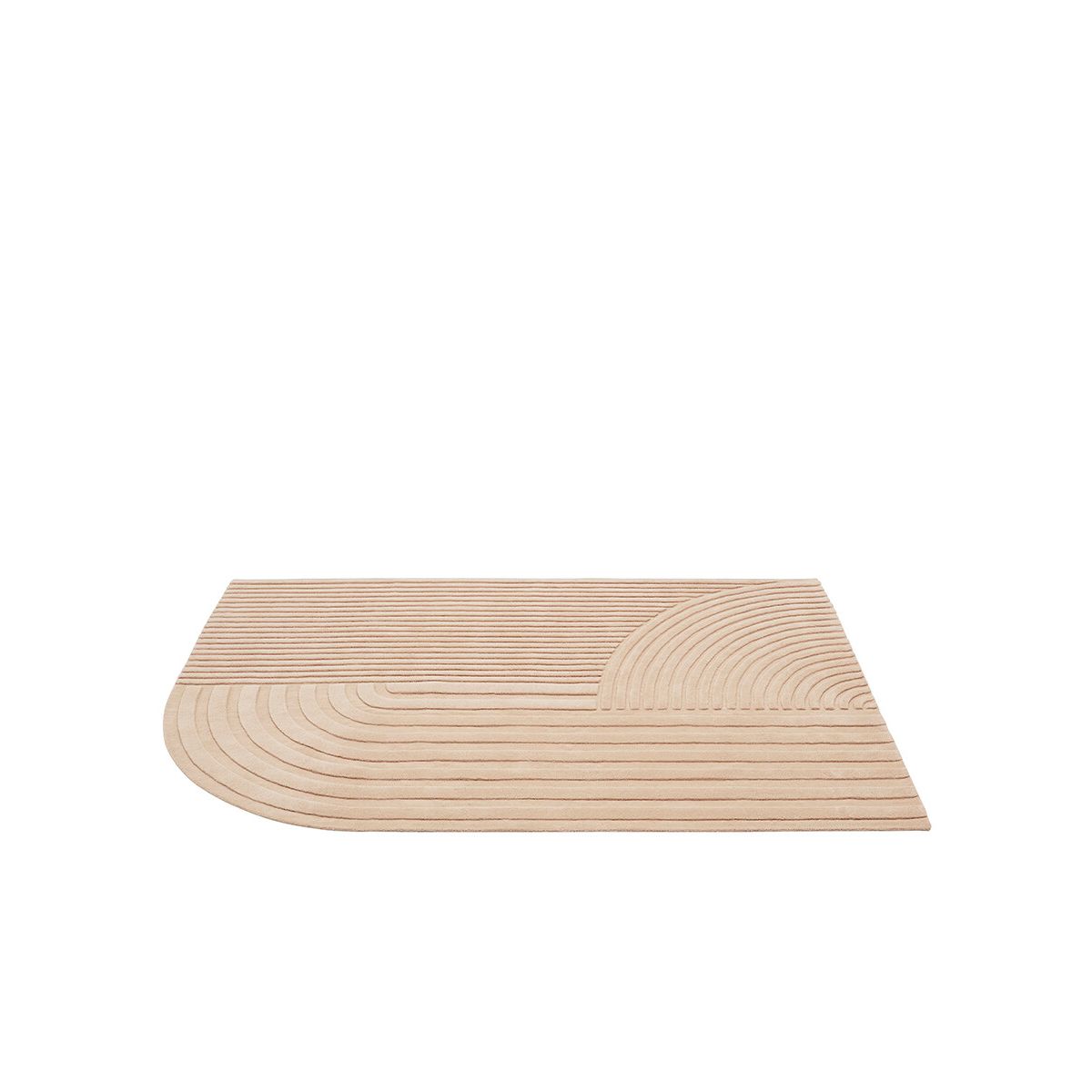 Relevo Rug, 200 x 300 cm fra Muuto (Light Rose)