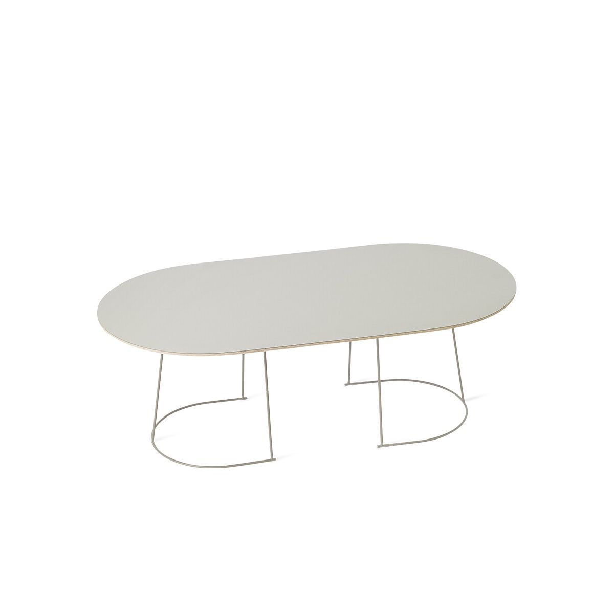 Airy Coffee Table, large fra Muuto (Grey)