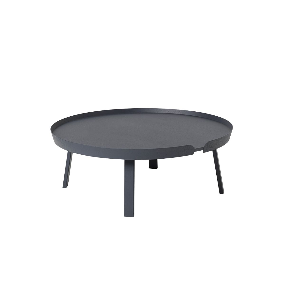 Around Coffee Table, extra large fra Muuto (Anthracite)