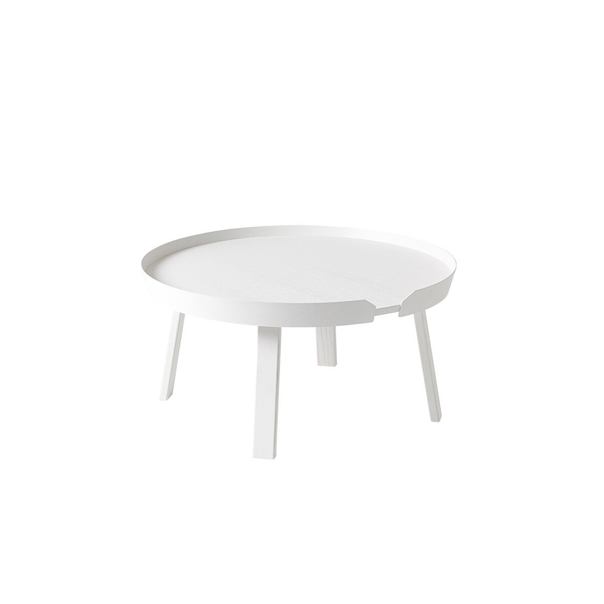 Around Coffee Table, large fra Muuto (White)