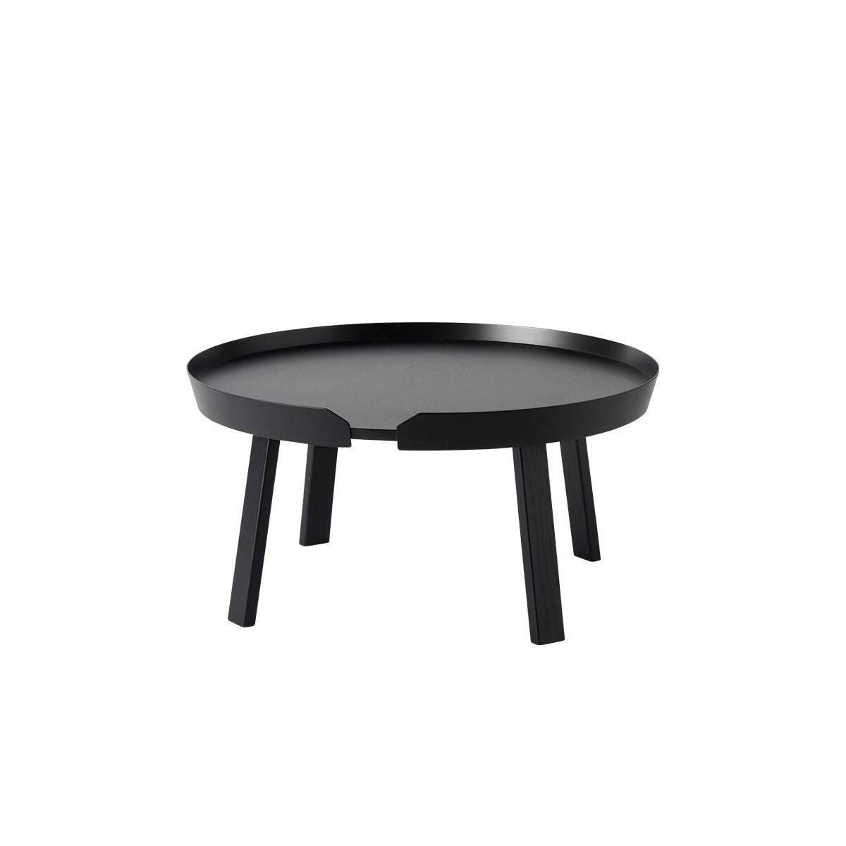 Around Coffee Table, large fra Muuto (Black)