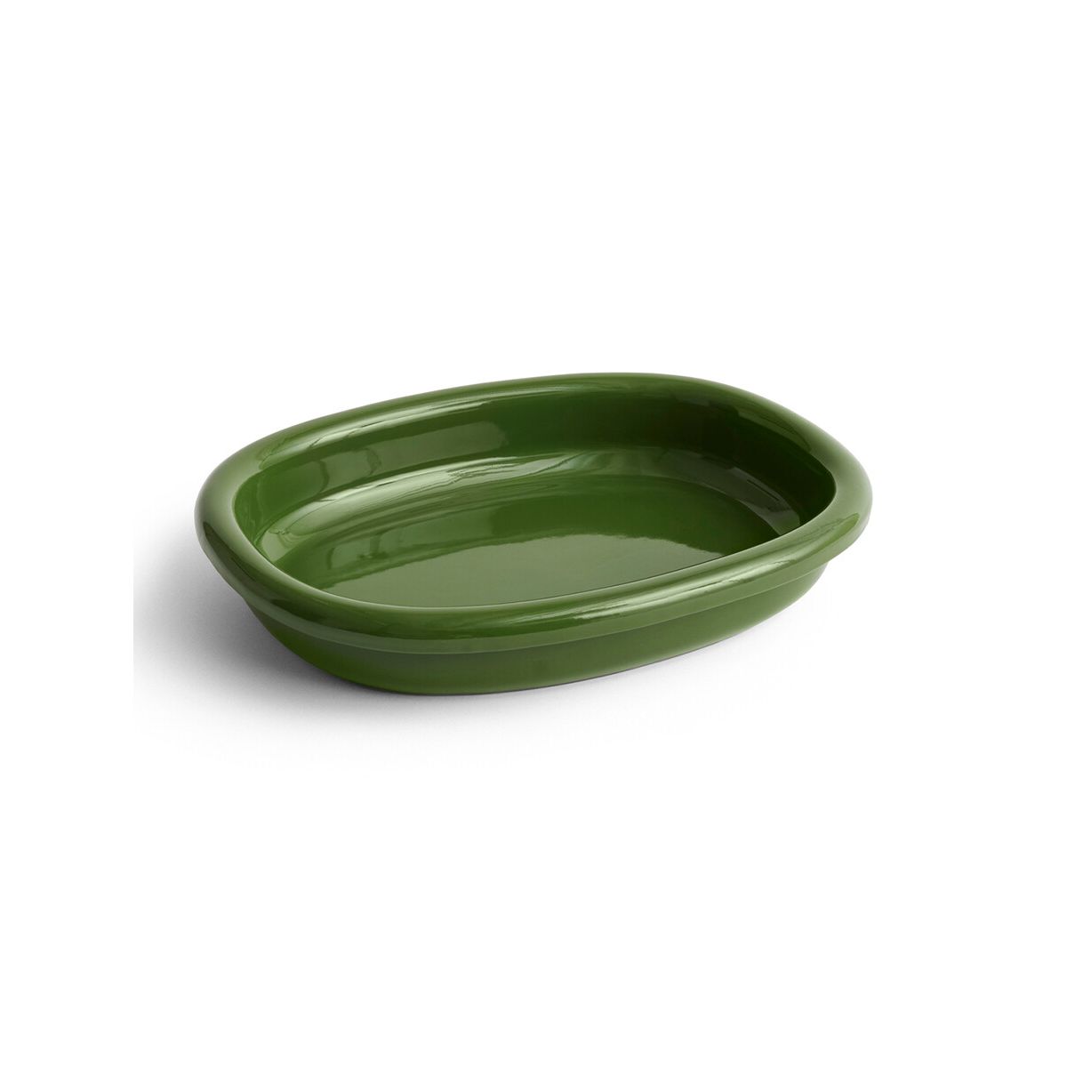 Barro Oval Dish, large fra Hay (Green)