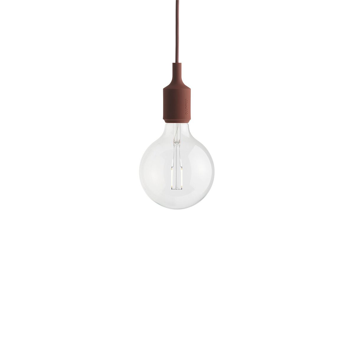 E27 Pendant Lamp fra Muuto (Deep red)