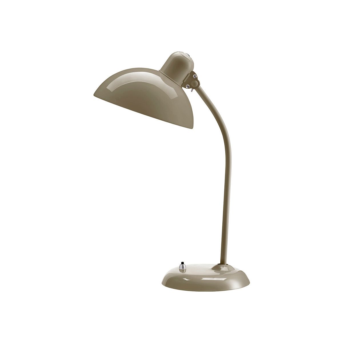 Kaiser Idell Bordlampe, kipbar fra Fritz Hansen (Olive Green)