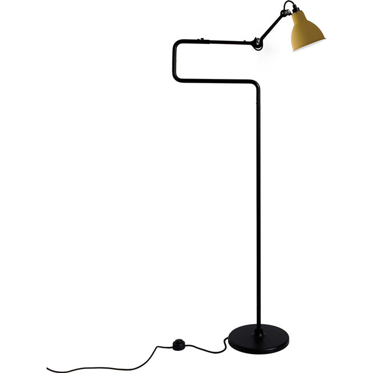 Nr. 411 gulvlampe fra Lampe Gras (Gul)