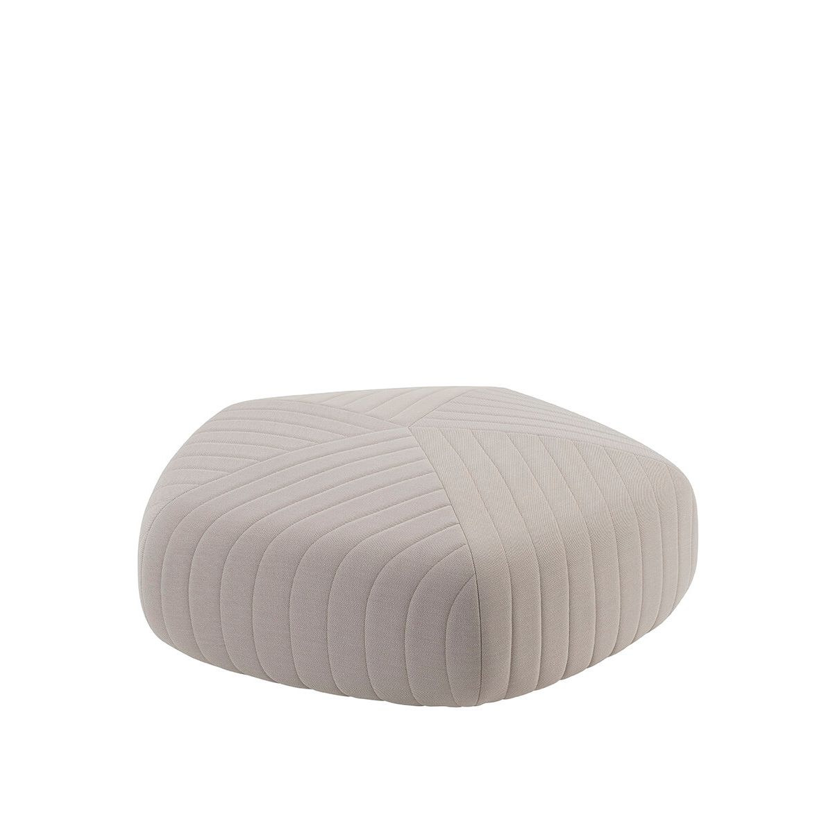 Five Pouf, x-large fra Muuto (Steelcut Trio 0205 / Beige)