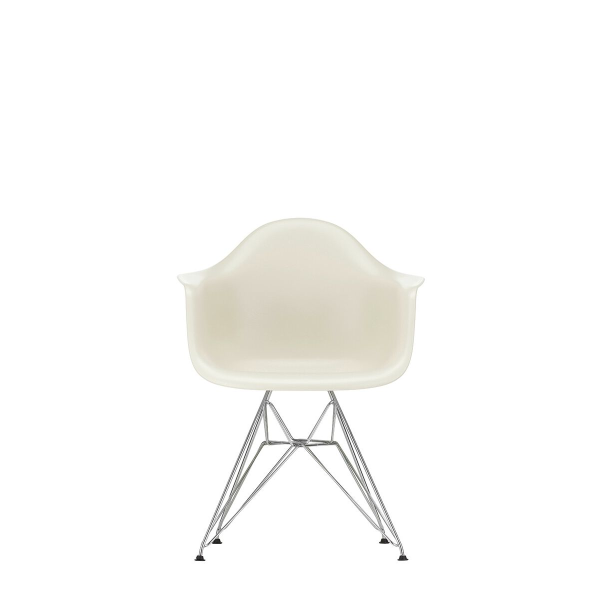 Eames Plastic Armchair DAR, forkromet fra Vitra (Pebble)