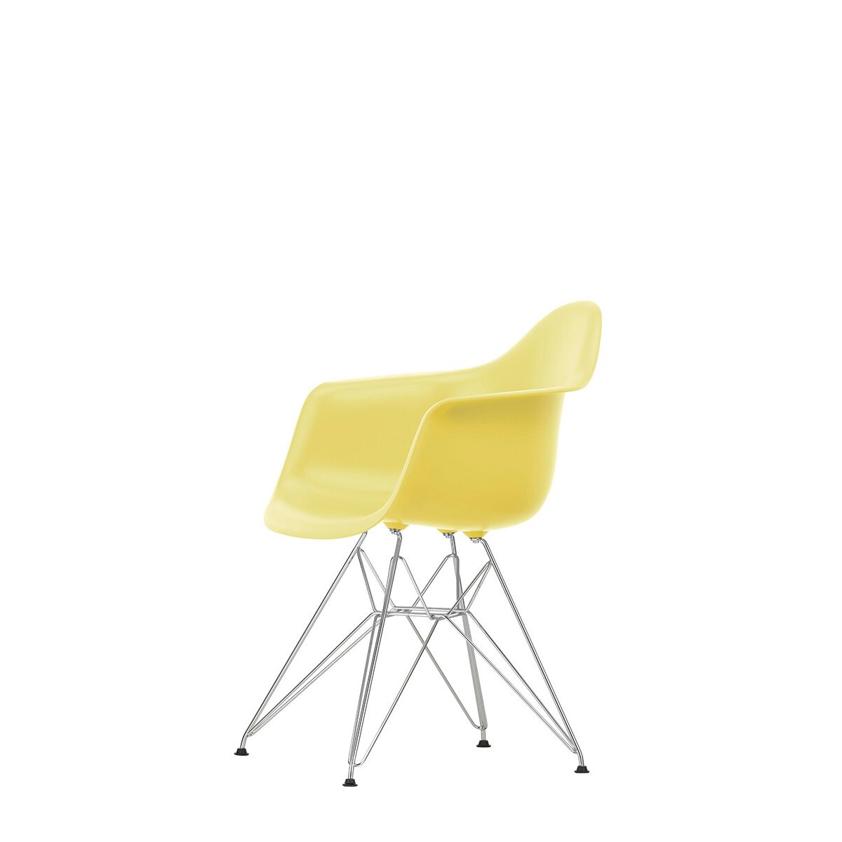 Eames Plastic Armchair DAR, forkromet fra Vitra (Citron)