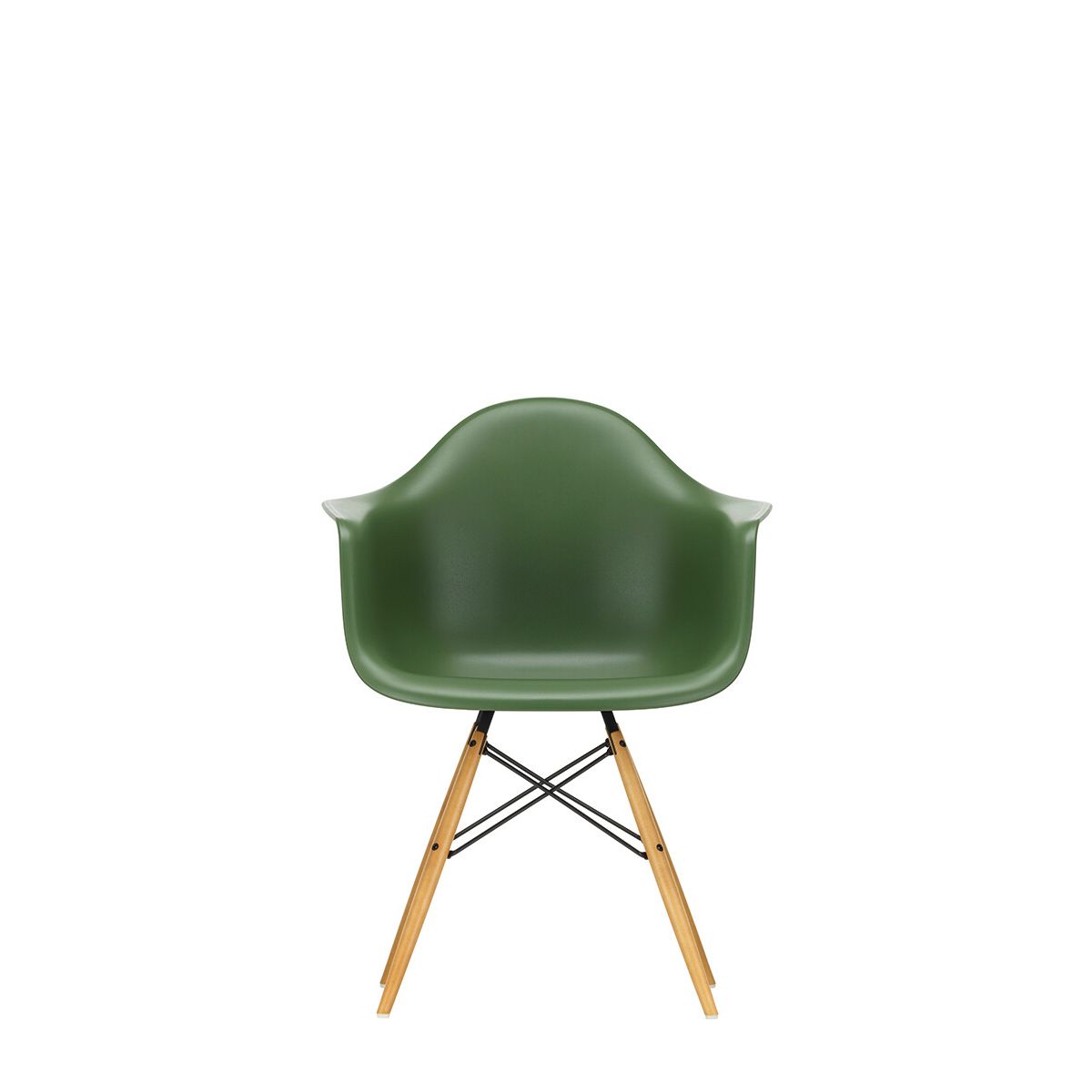 Eames Plastic Armchair DAW, ahorntræ fra Vitra (Forest)