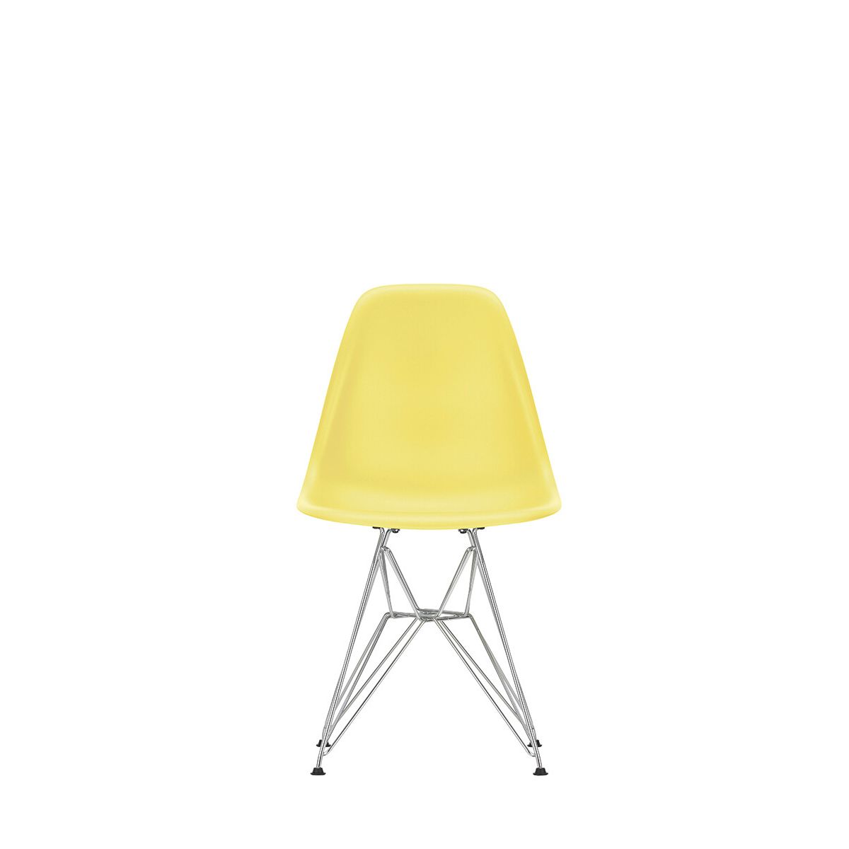 Eames Plastic Side Chair DSR, forkromet fra Vitra (Citron)