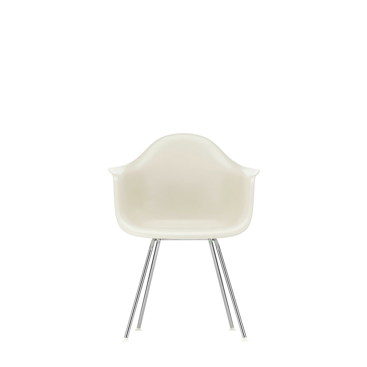 Eames Plastic Armchair DAX, forkromet fra Vitra (Pebble)