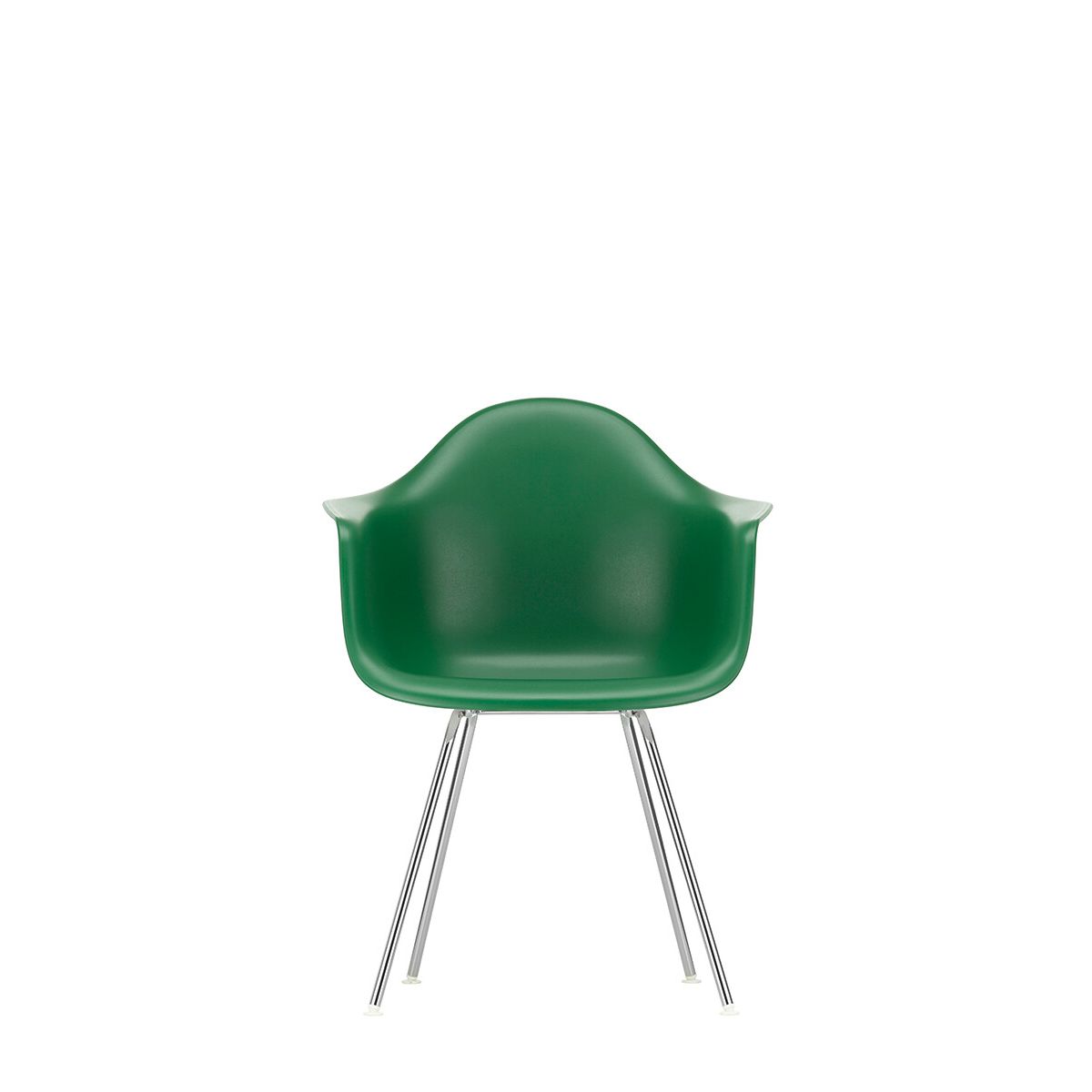 Eames Plastic Armchair DAX, forkromet fra Vitra (Emerald)