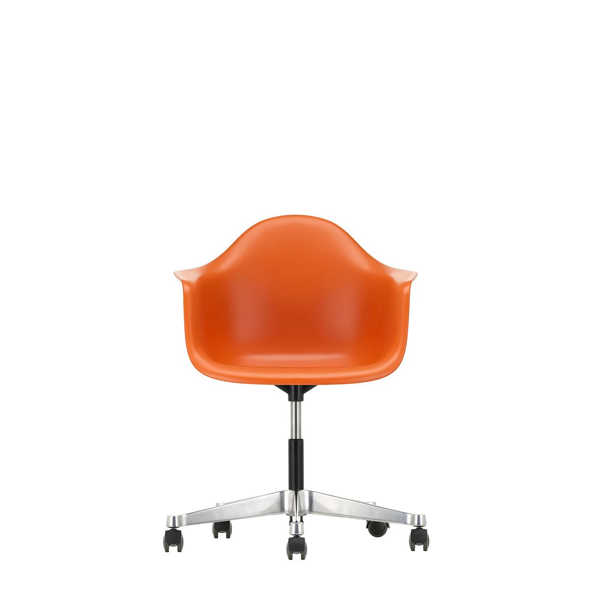 Eames Plastic Armchair PACC fra Vitra (Rusty Orange)