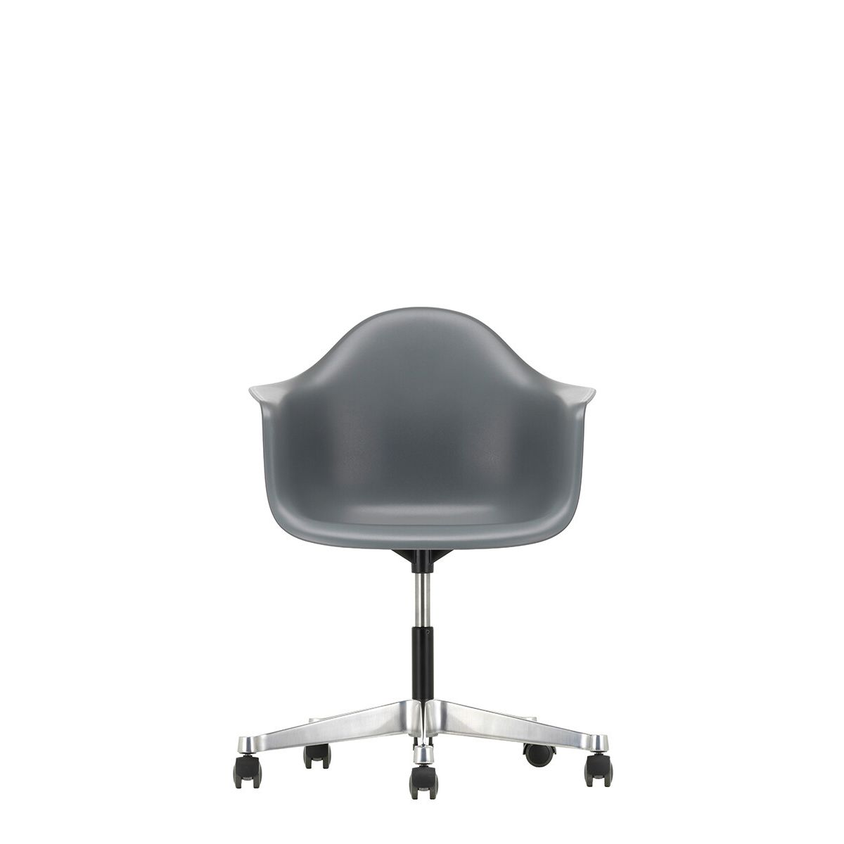 Eames Plastic Armchair PACC fra Vitra (Granite grey)