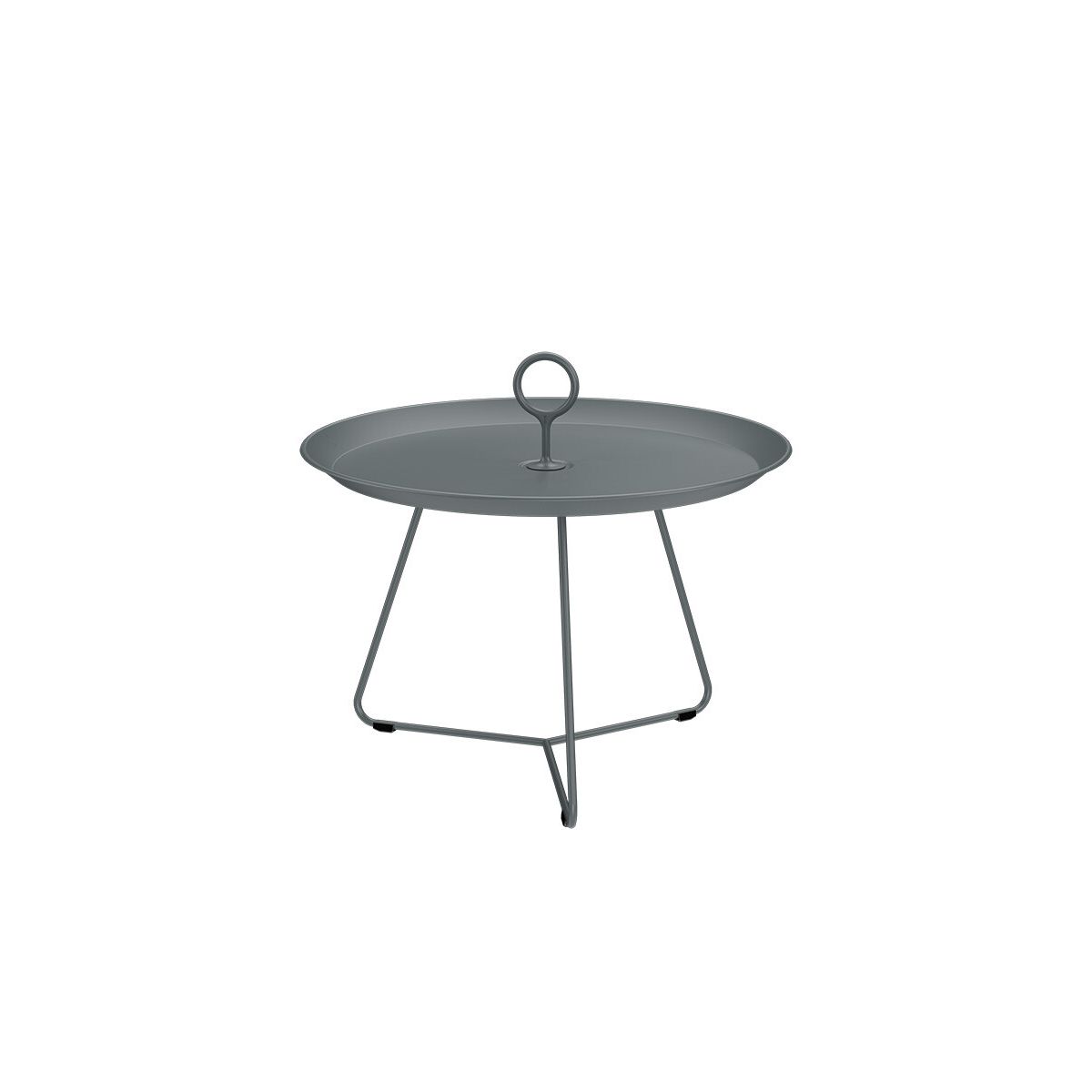 Eyelet Tray Table, Ø57,5 cm fra Houe (Dark Grey)