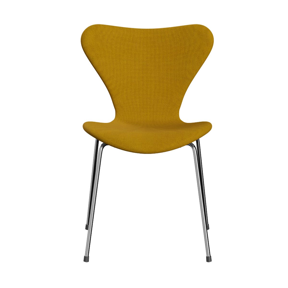 3107 Serie 7, fuldpolstret af Arne Jacobsen (Hallingdal, 457 Mustard)