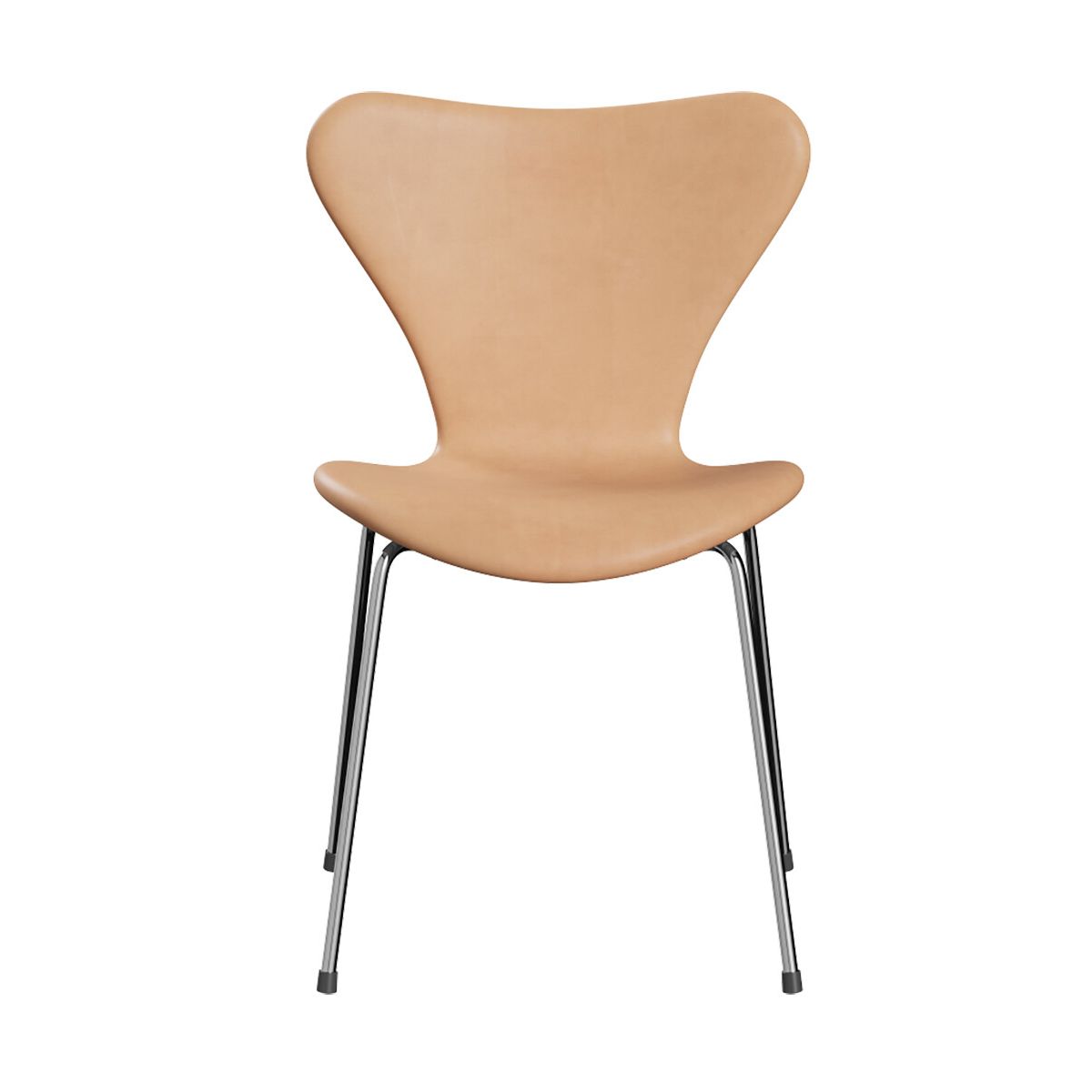 3107 Serie 7, fuldpolstret af Arne Jacobsen (Natur læder, Natur)