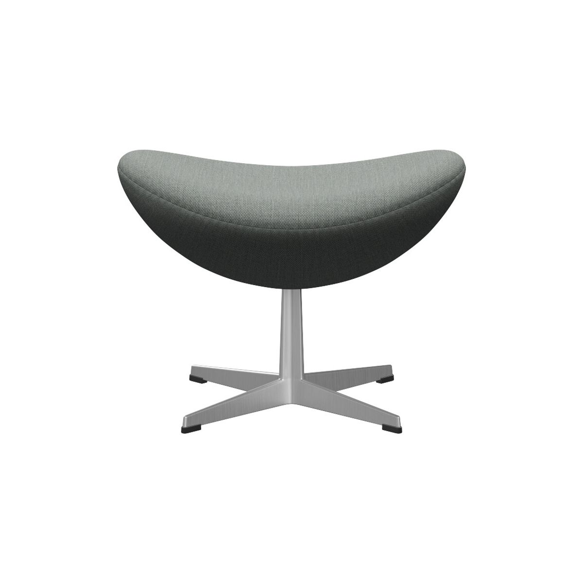 3127 Fodskammel til Ægget af Arne Jacobsen (Fiord, 151 Mid Grey Multi)