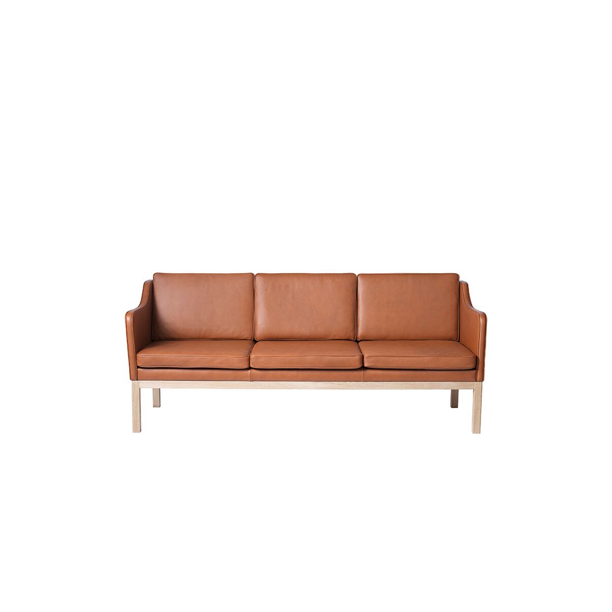 L43 MK46 Sofa, cognac læder af Mogens Koch