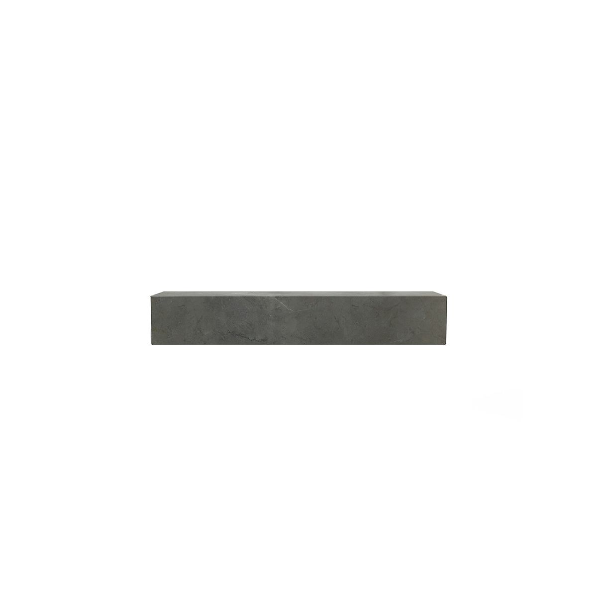 Plinth Shelf Grey Kendzo marmor fra Audo Copenhagen