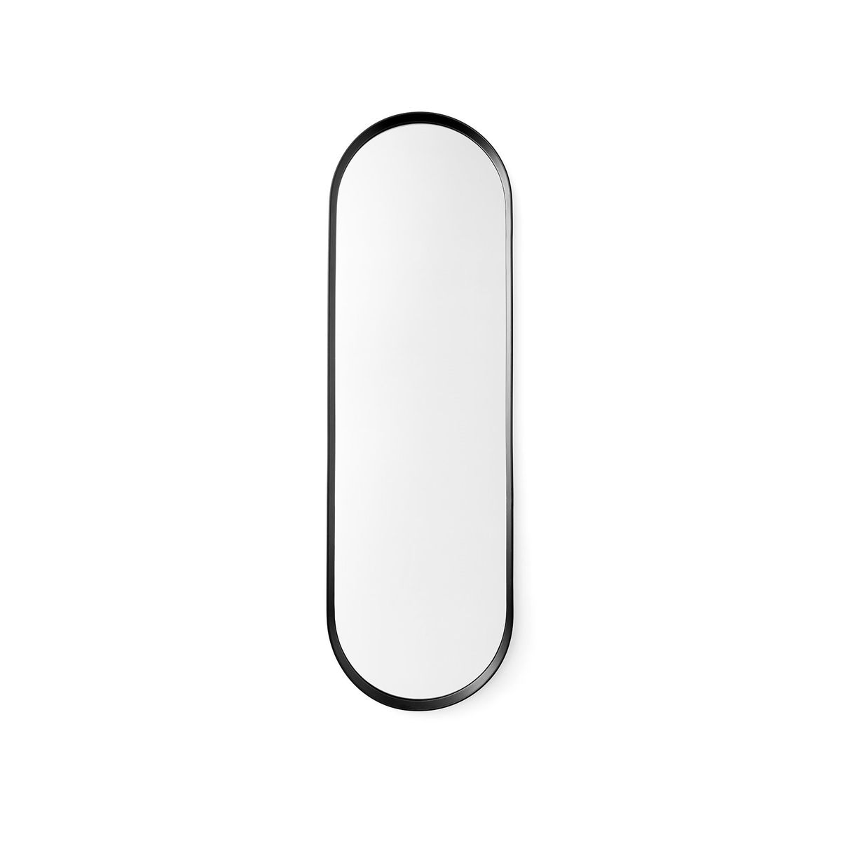 Norm Wall Mirror, Oval fra Audo Copenhagen (Black)