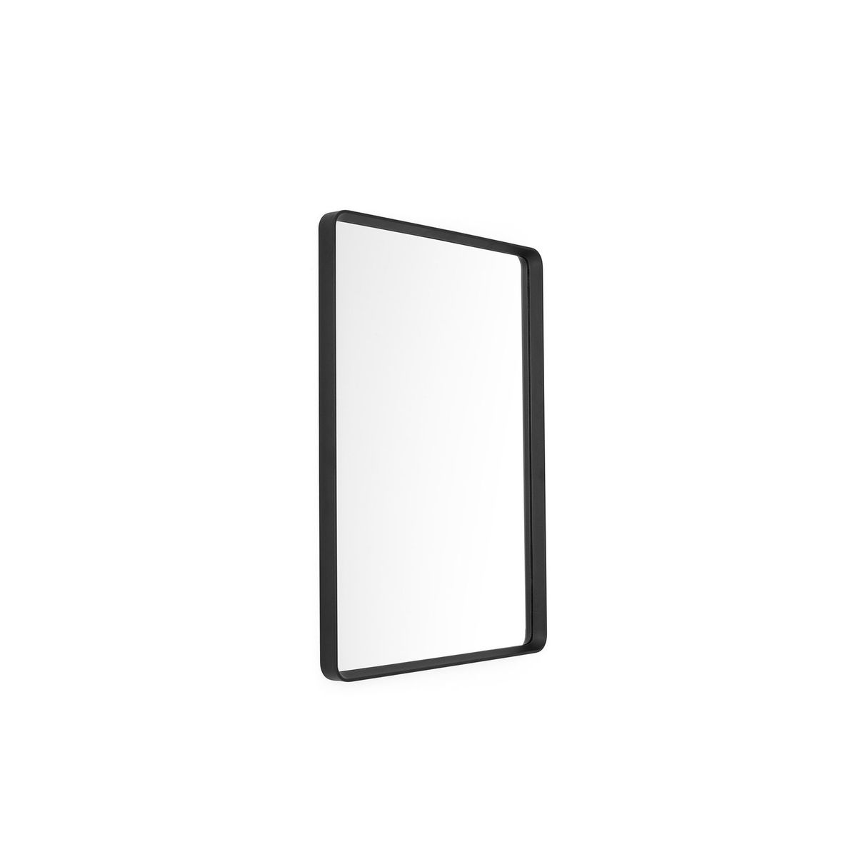 Norm Wall Mirror, Rectangular fra Audo Copenhagen (Black)