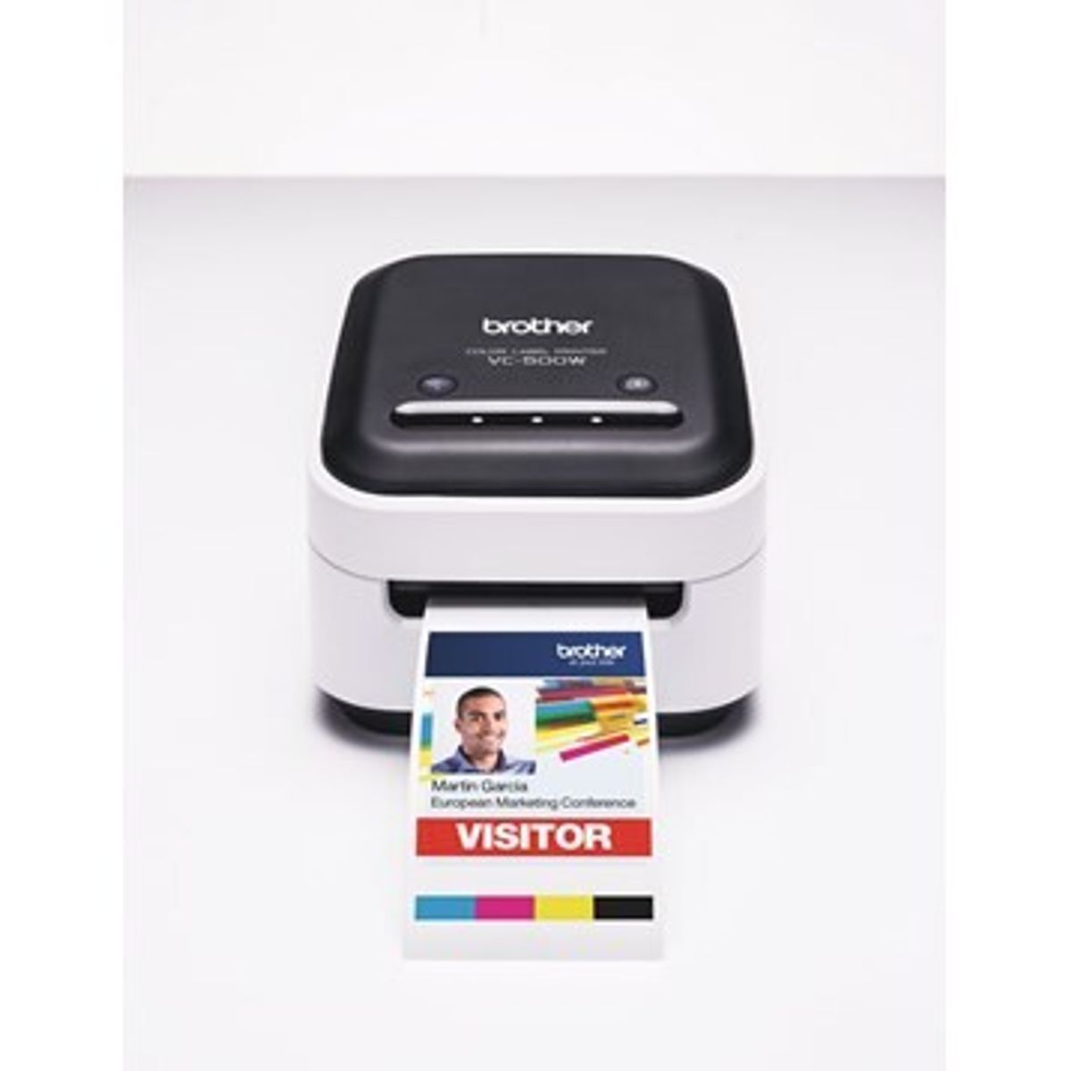 Labelprinter Brother VC-500W, m/wi-fi eller USB