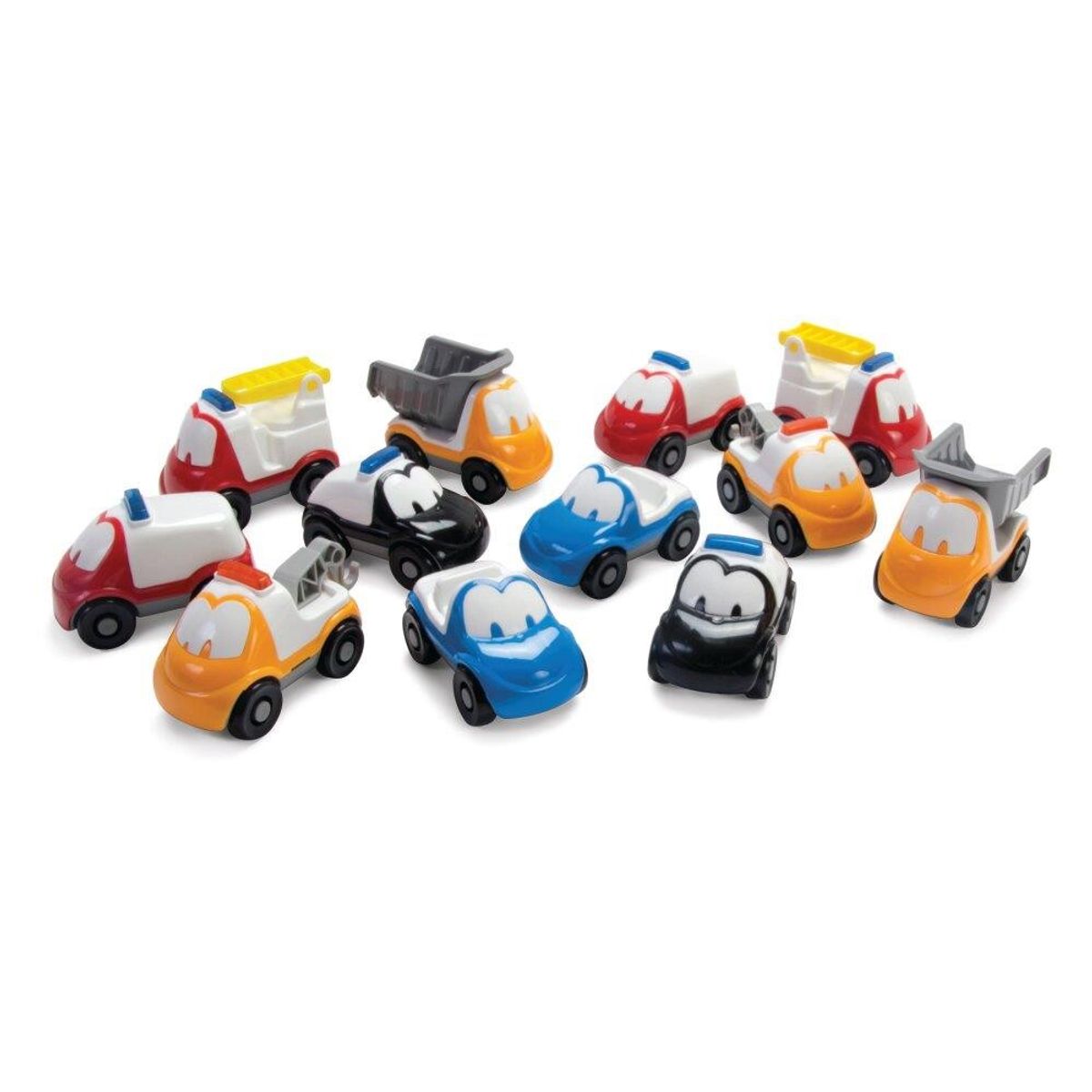 Dantoy fun cars i plast- - 12 stk.