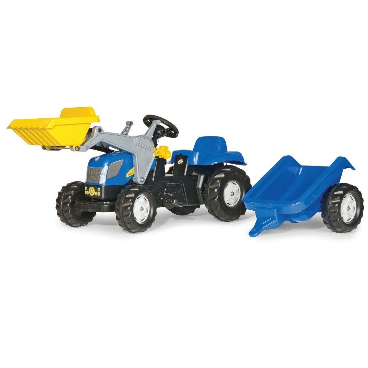 RollyKid Pedaltraktor New Holland med skovl