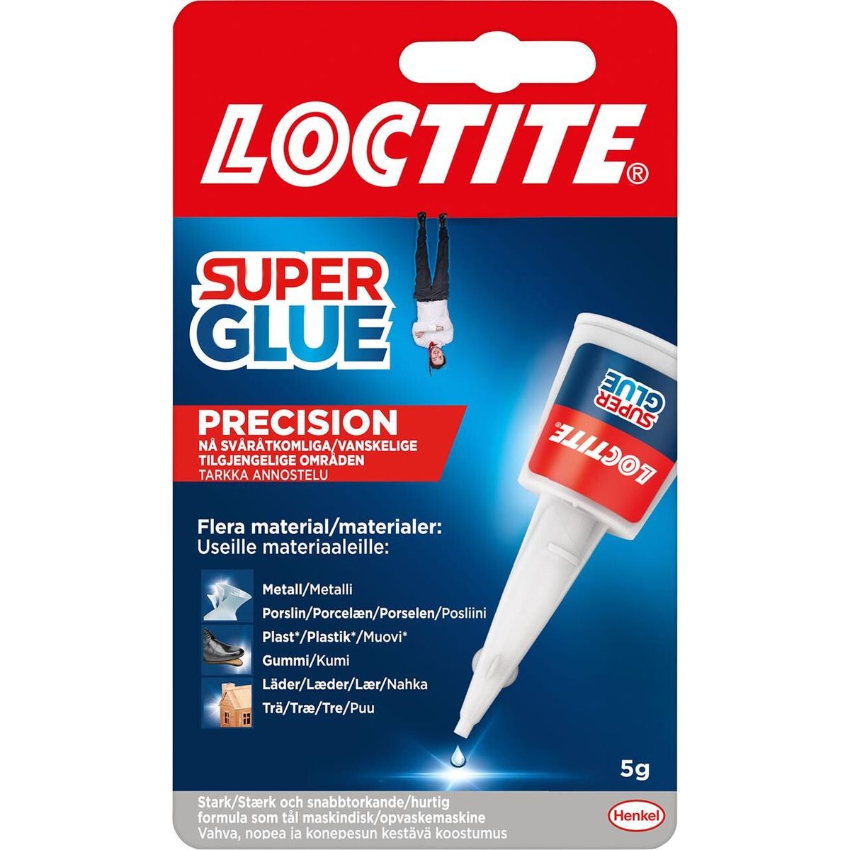 Lim Loctite Super Glue Precision sekundlim 5g/tube