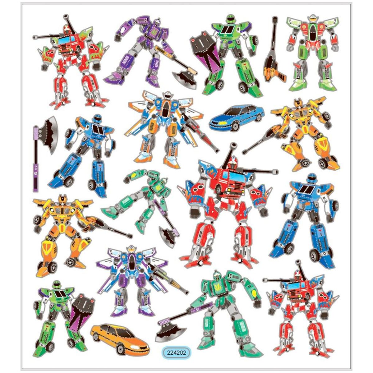 Stickers - Ca. 19 stk., Transformers