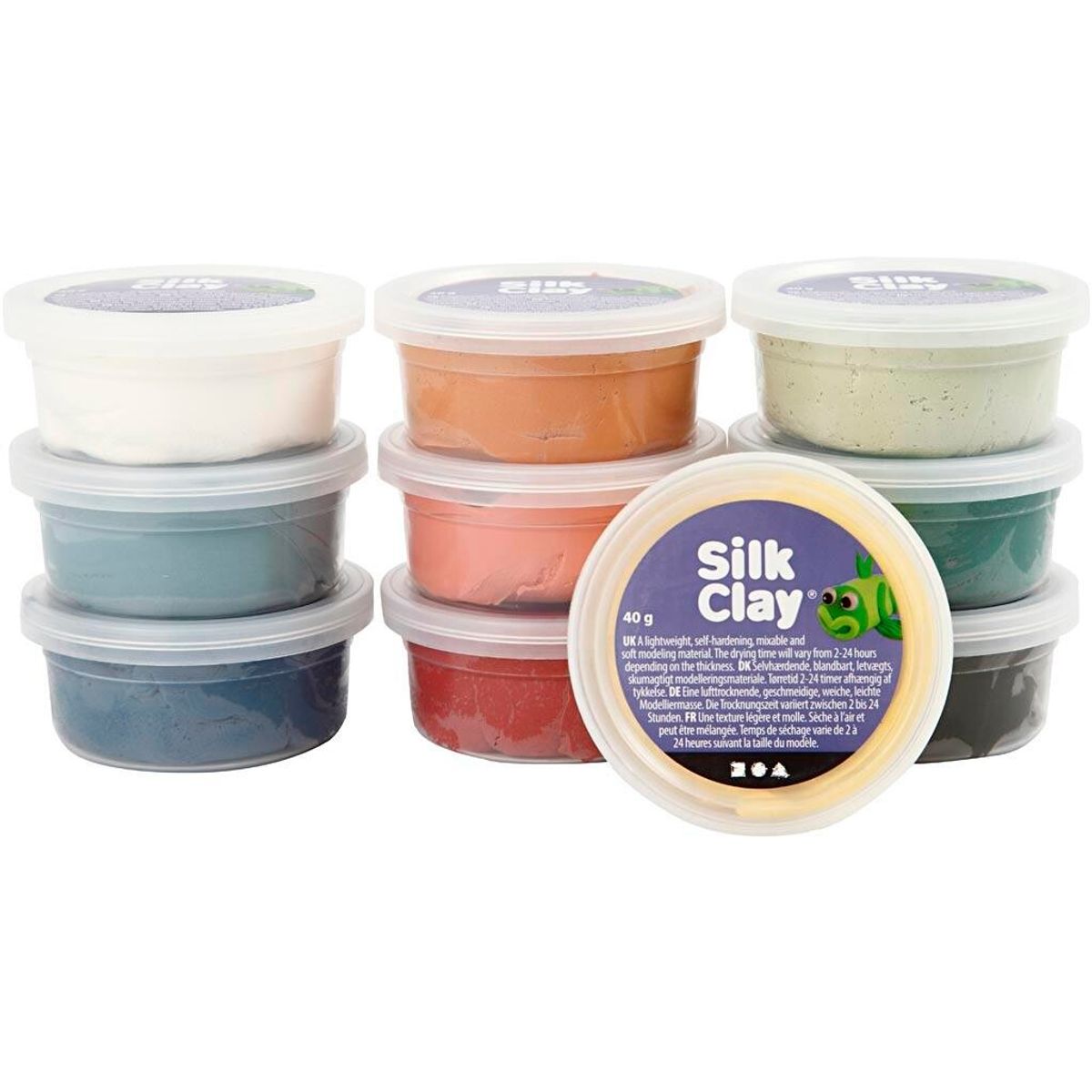 Silk Clay® , ass. farver, 10x40g