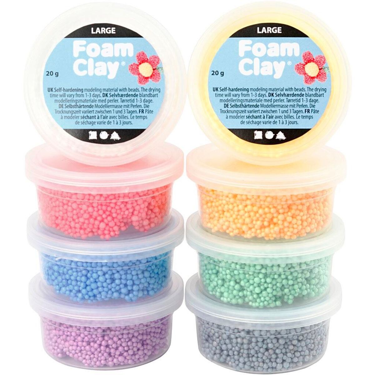 Foam Clay Large, 8x20g