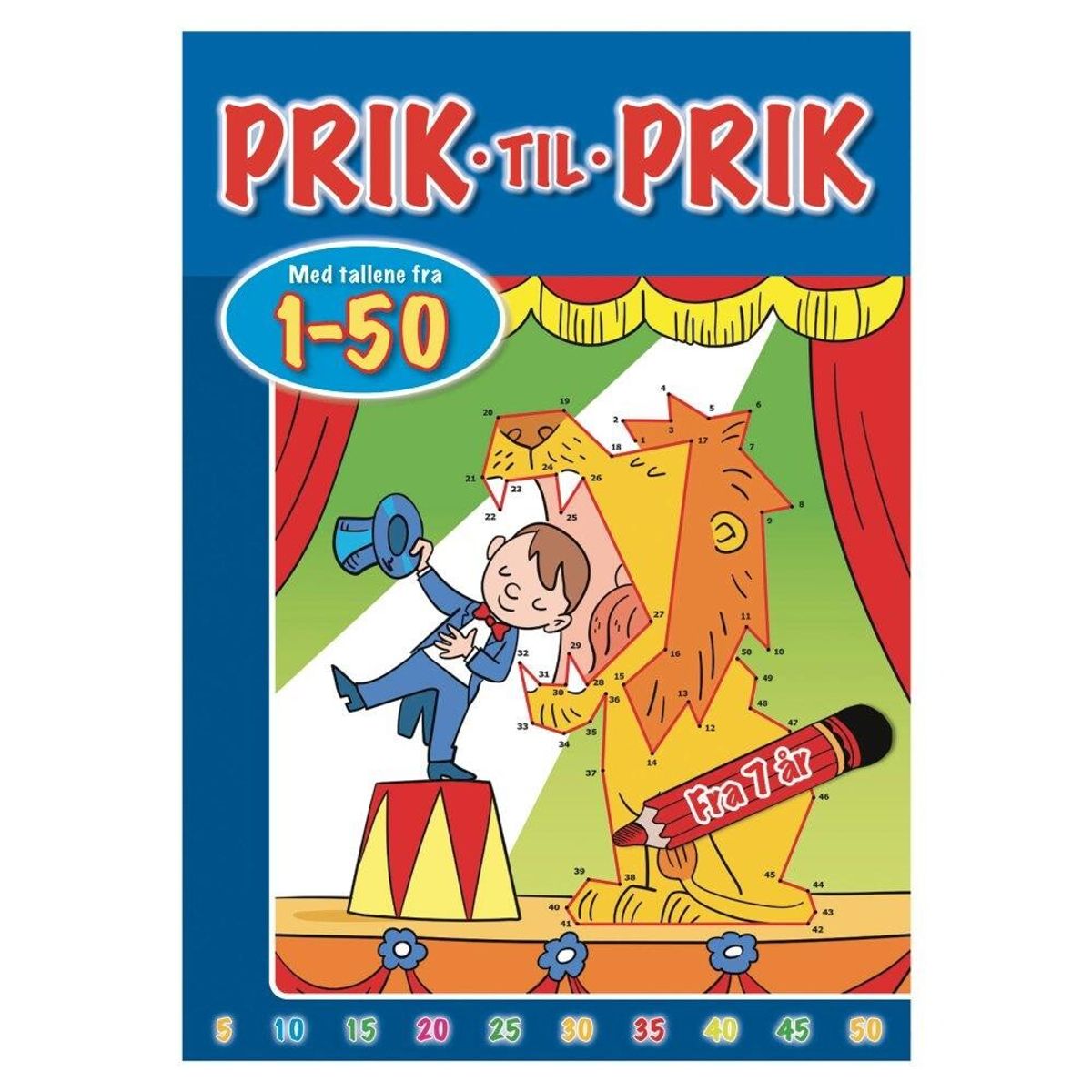 Bog - Prik til prik 1-50 - Fra 7 år.