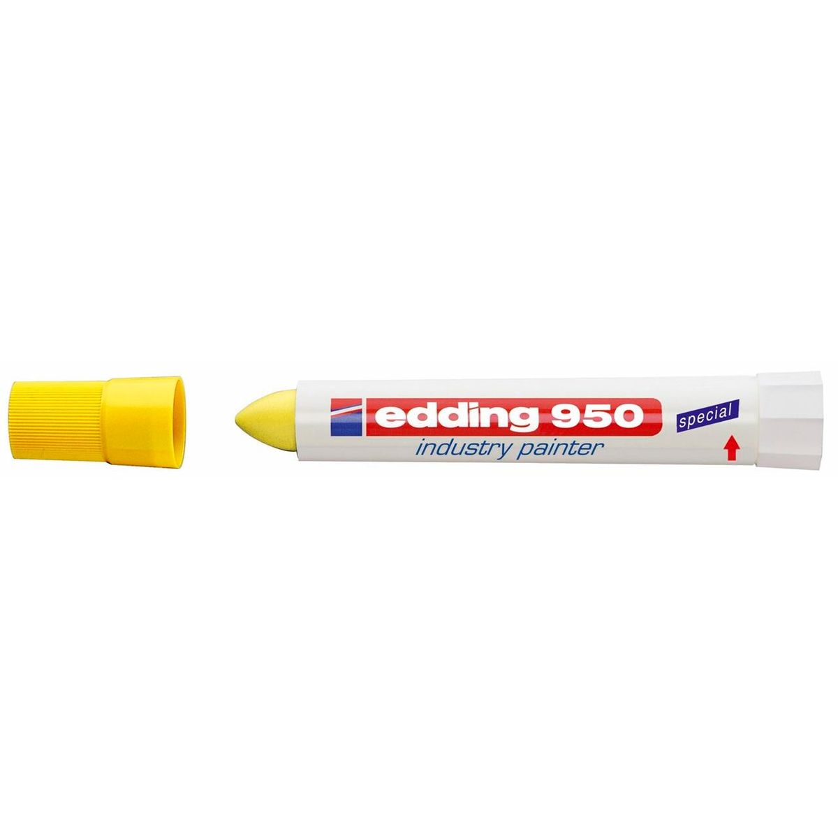 Marker Edding 950 permanent, gul 10mm