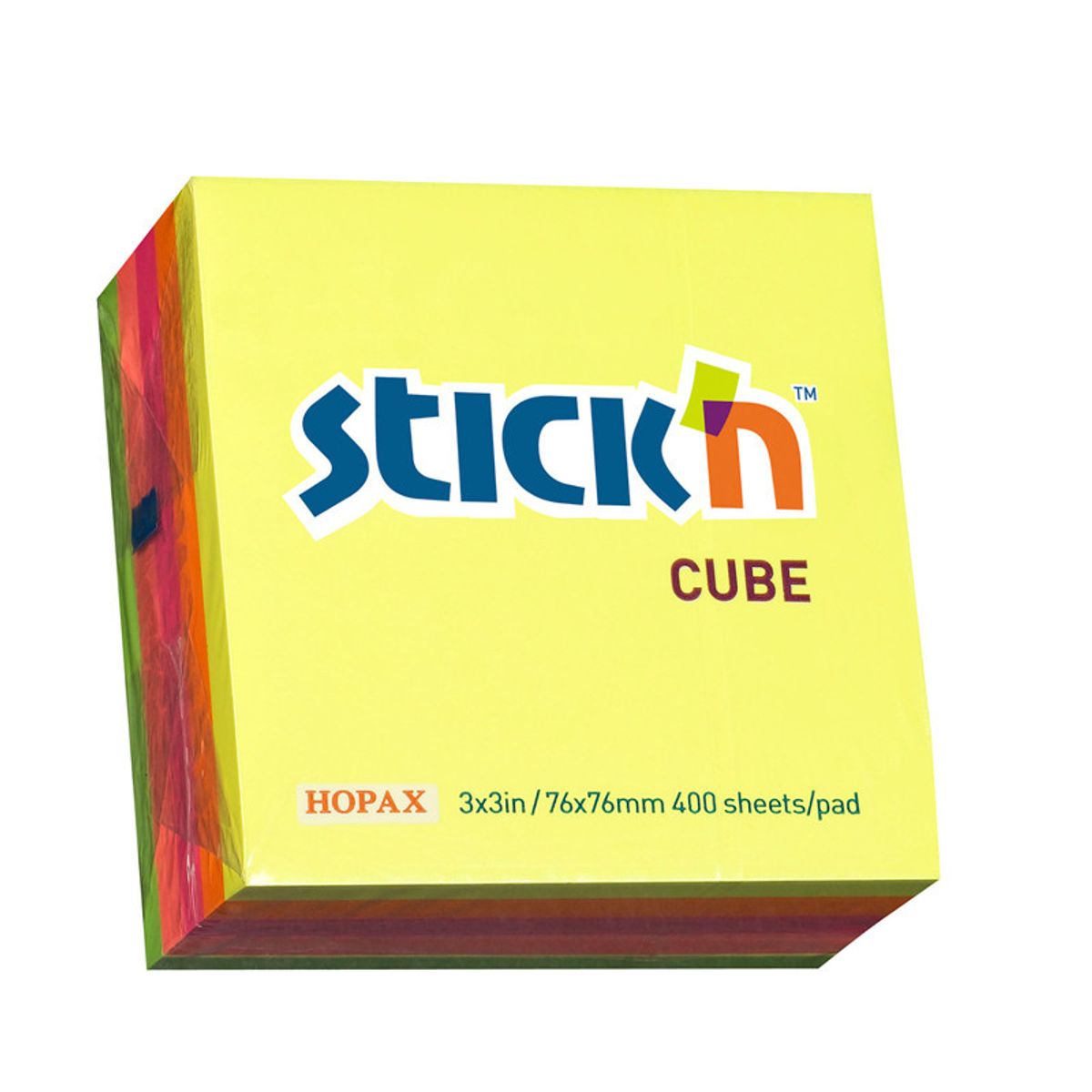 Stick'N Notes NEON - 76 x 76 mm, 320 blade