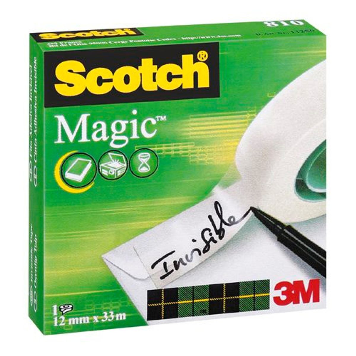 Scotch Magic Tape 810 19mm. x 33 m.