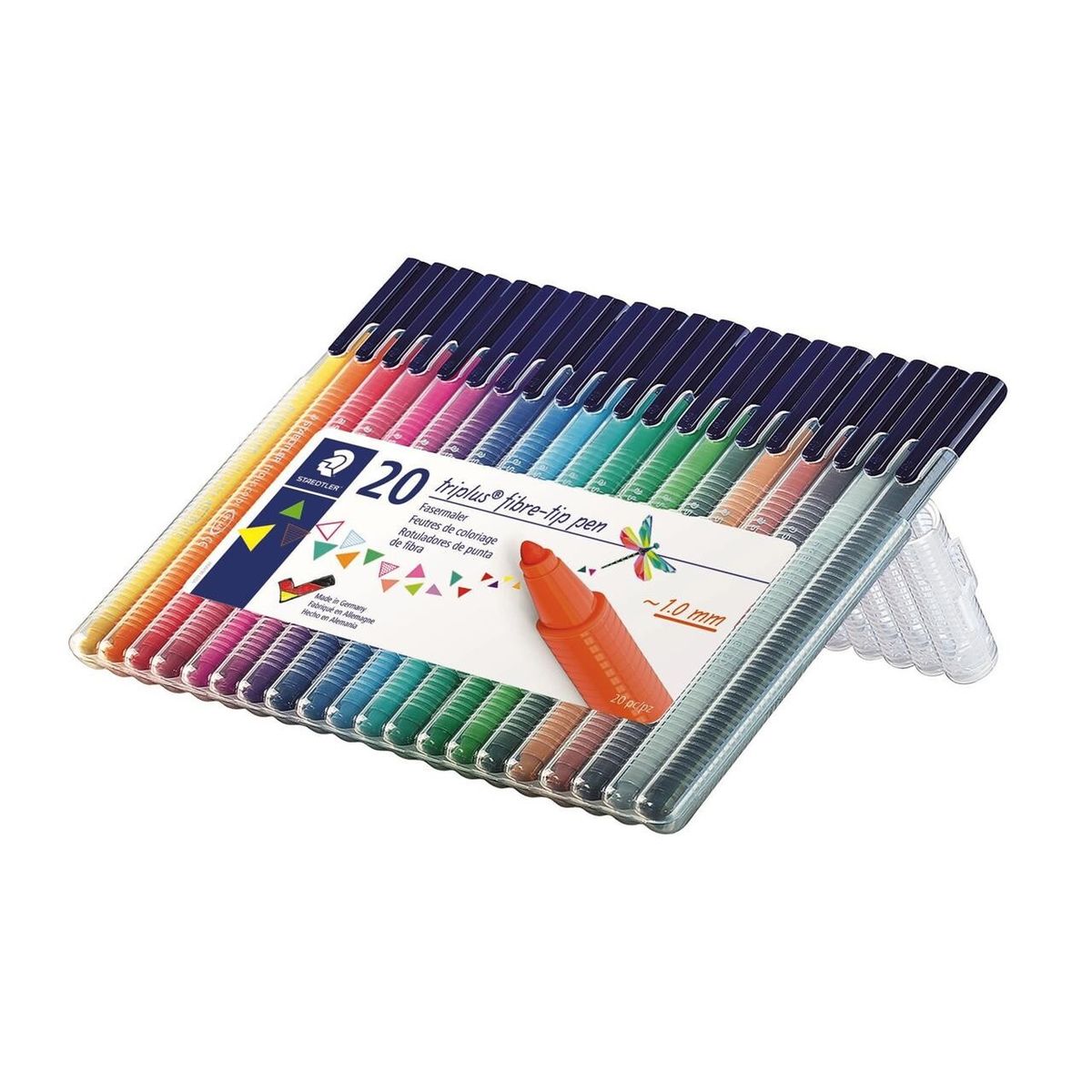 Marker Staedtler triplus, ass. 323 SB20 20stk/sæt