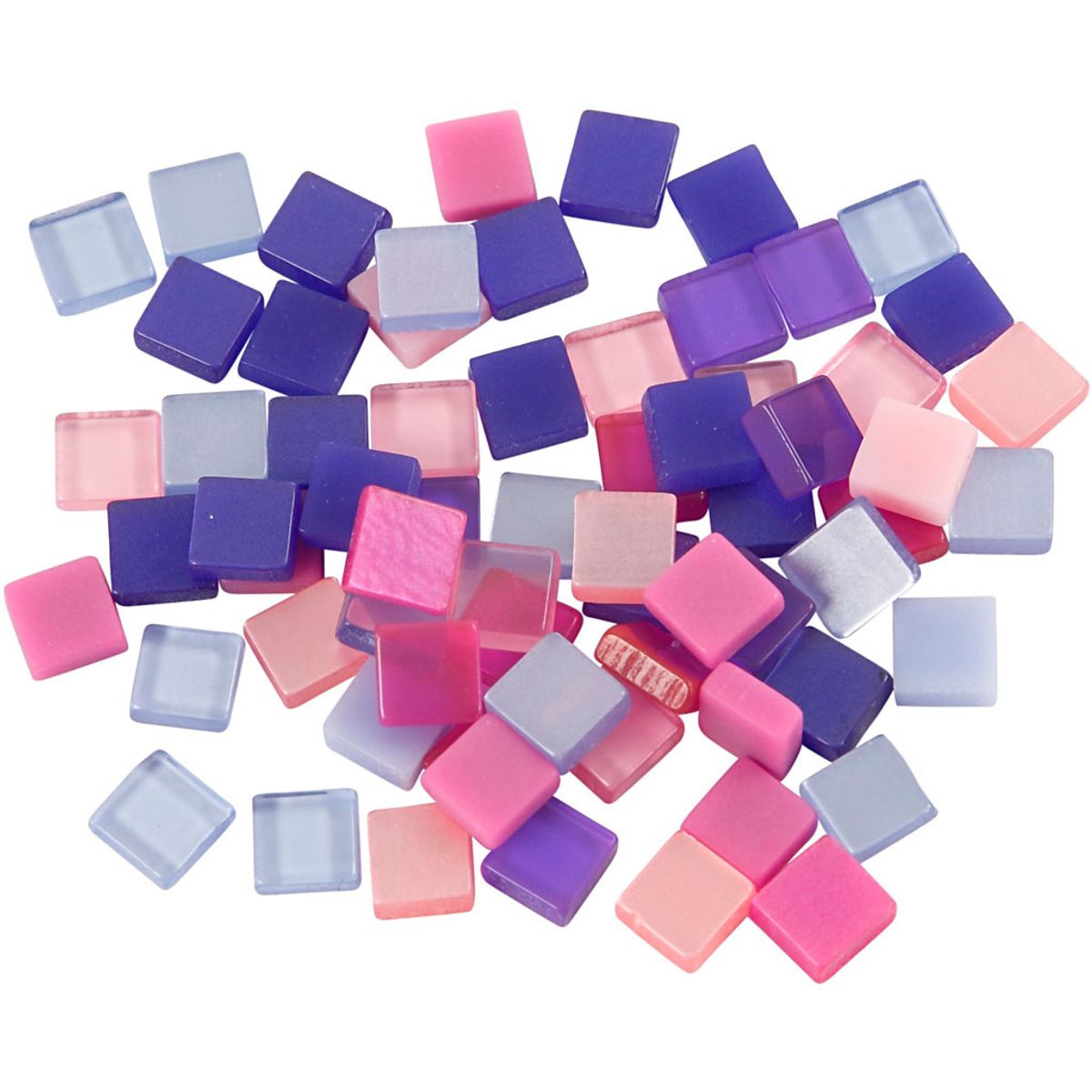 Minimosaik, 5x5 mm, lilla/pink harmoni,