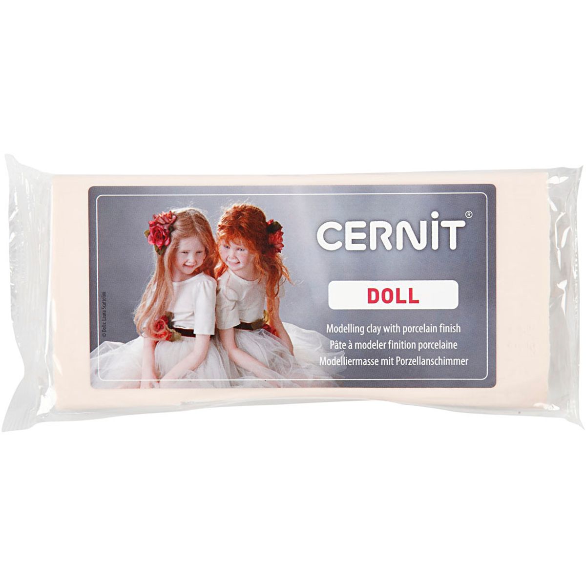 Cernit, cremefarvet, 500 g