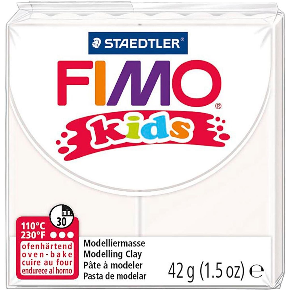 FIMO® Kids ler hvid 42 g